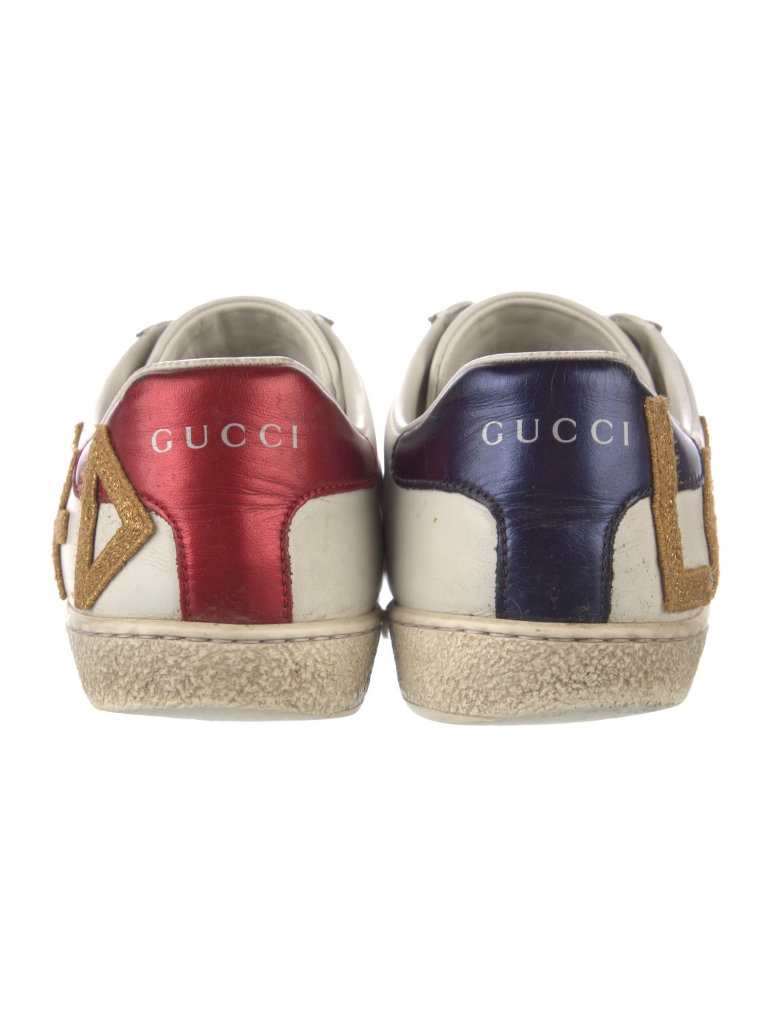 Gucci Sylvie Web Accent Leather Sneakers